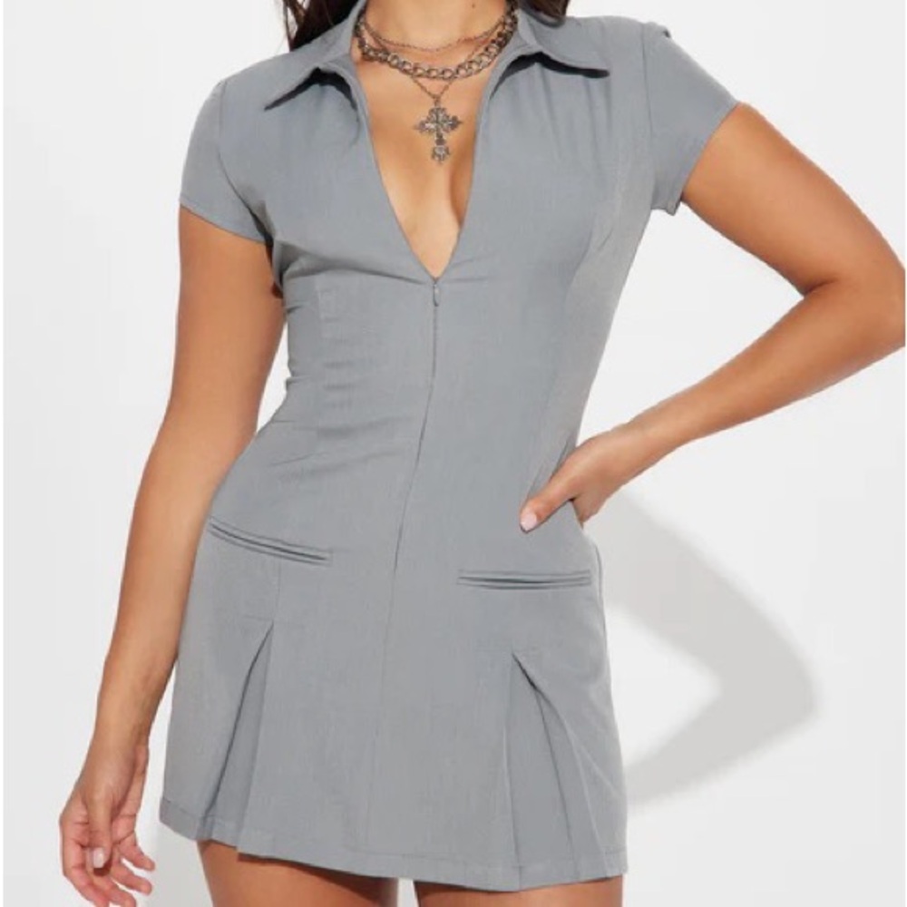🆕 Pleated Mini Dress